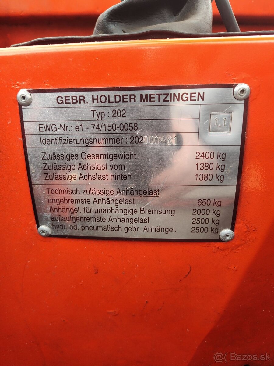 Kommunálny stroj HOLDER C 230 - 8