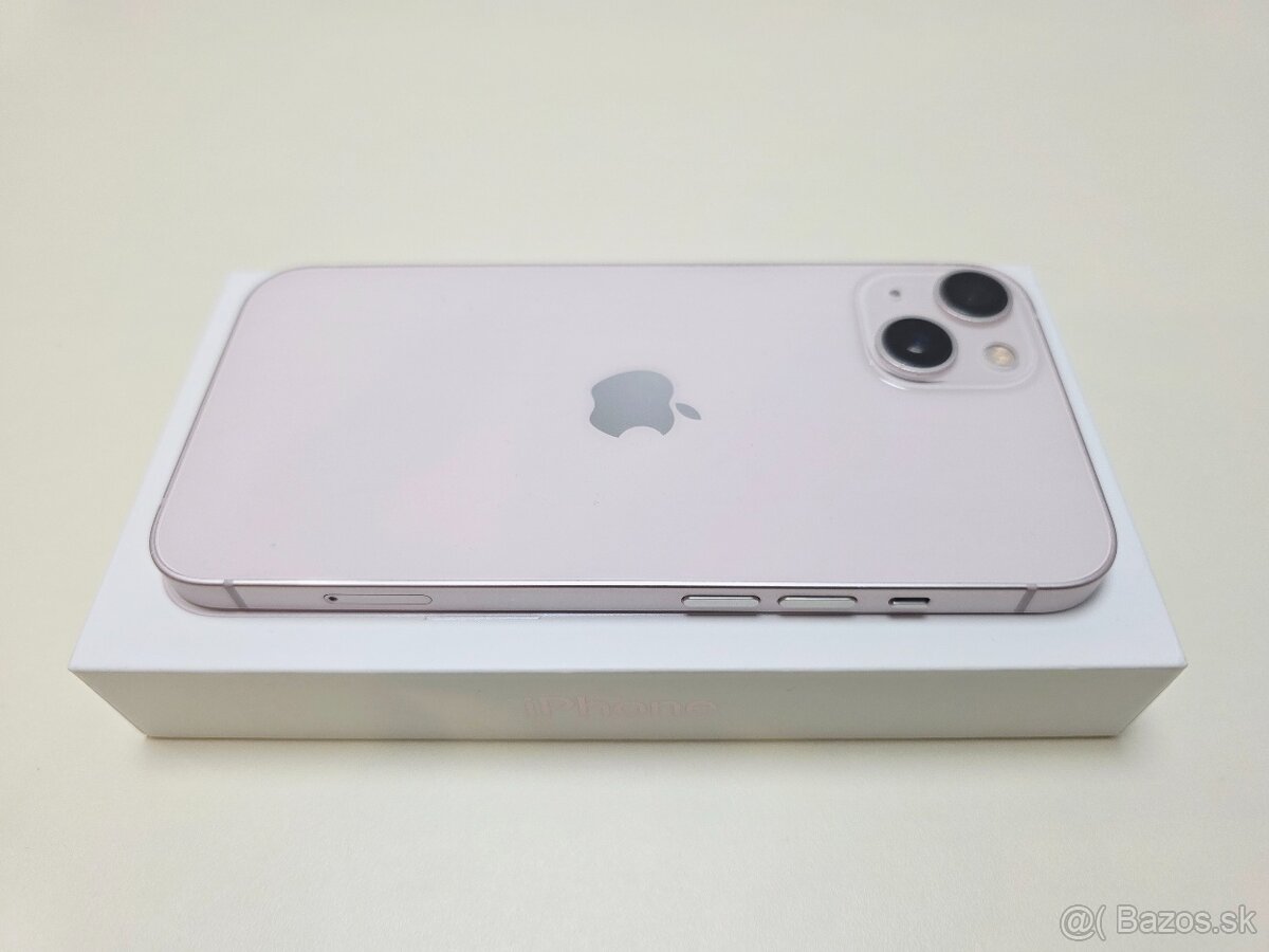 APPLE IPHONE 13 PINK TOP STAV,BATERKA 100% - 8