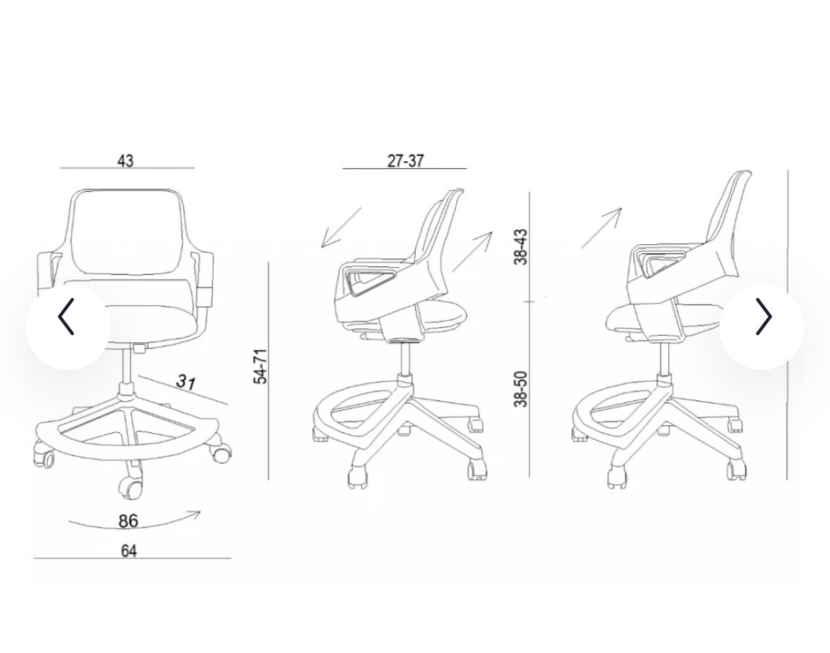 Detska ergonomicka stolicka Rookee Chair - 8