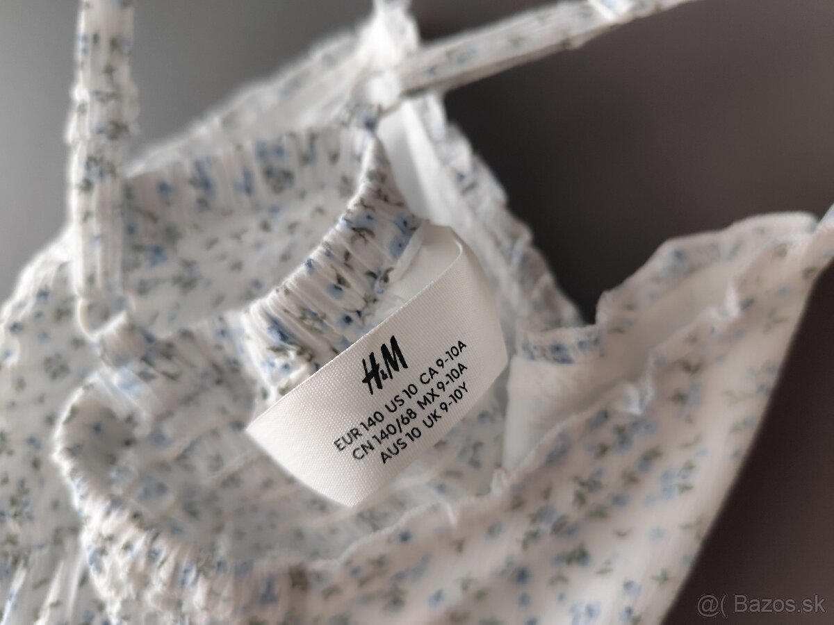H&M letné šaty veľ. 140 - super stav - 8