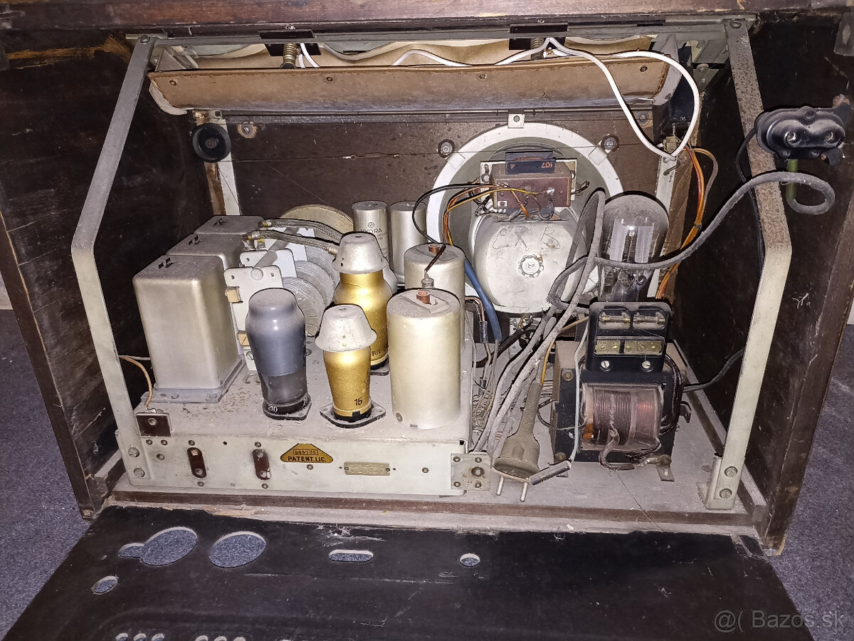 Staré retro rádio Ideal Radio Rigoletto-Super S577 - 8