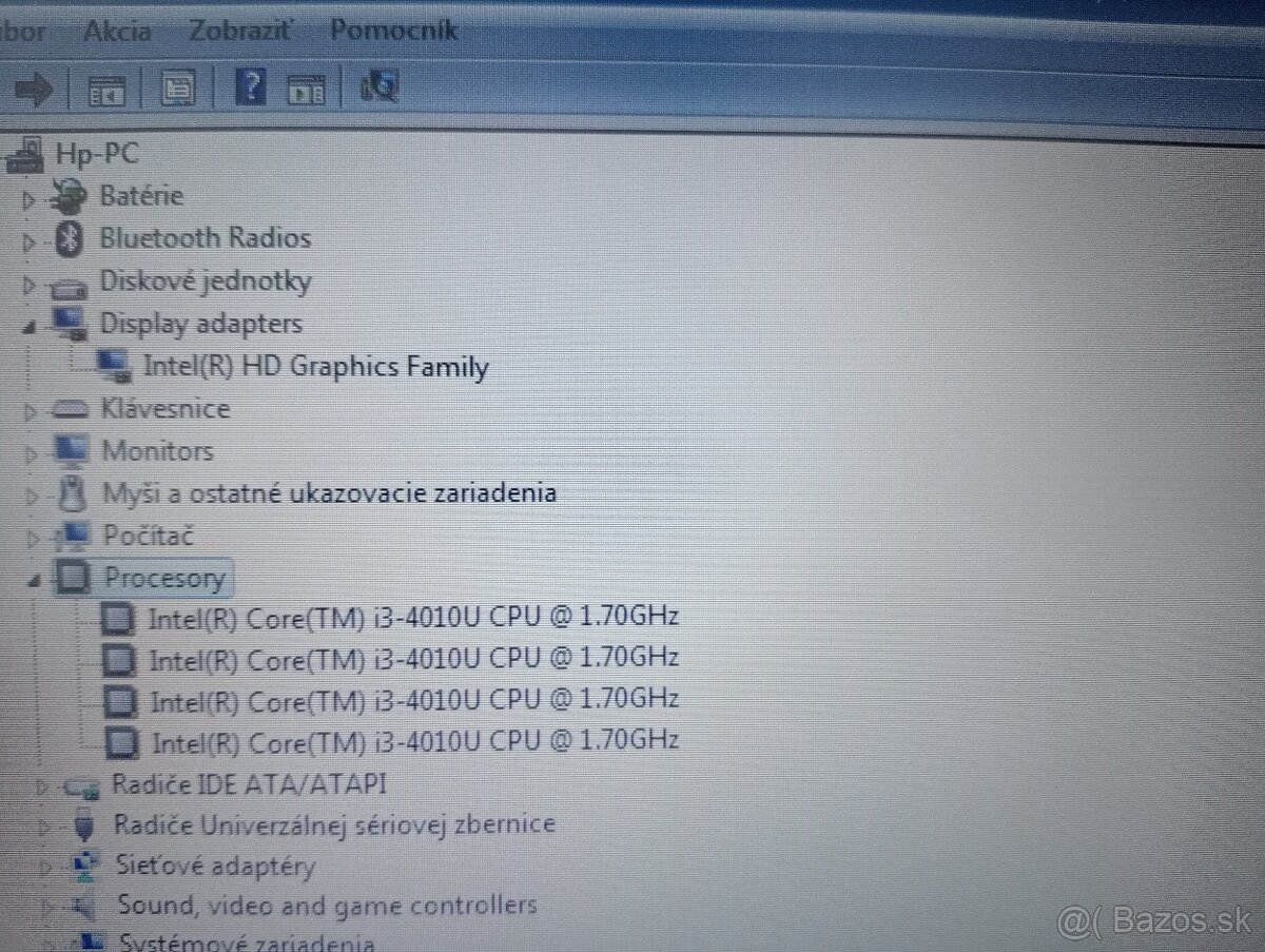 ntb HP probook 430 g1 / Intel core i3 / 8gb ram / Windows 7 - 8