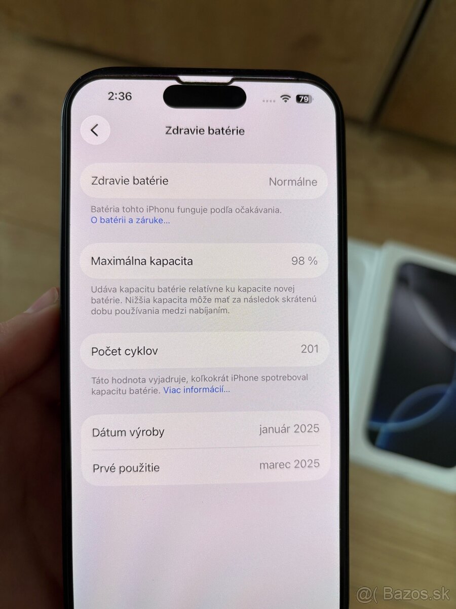 iPhone 16 Pro 256GB Black Titanium - 8