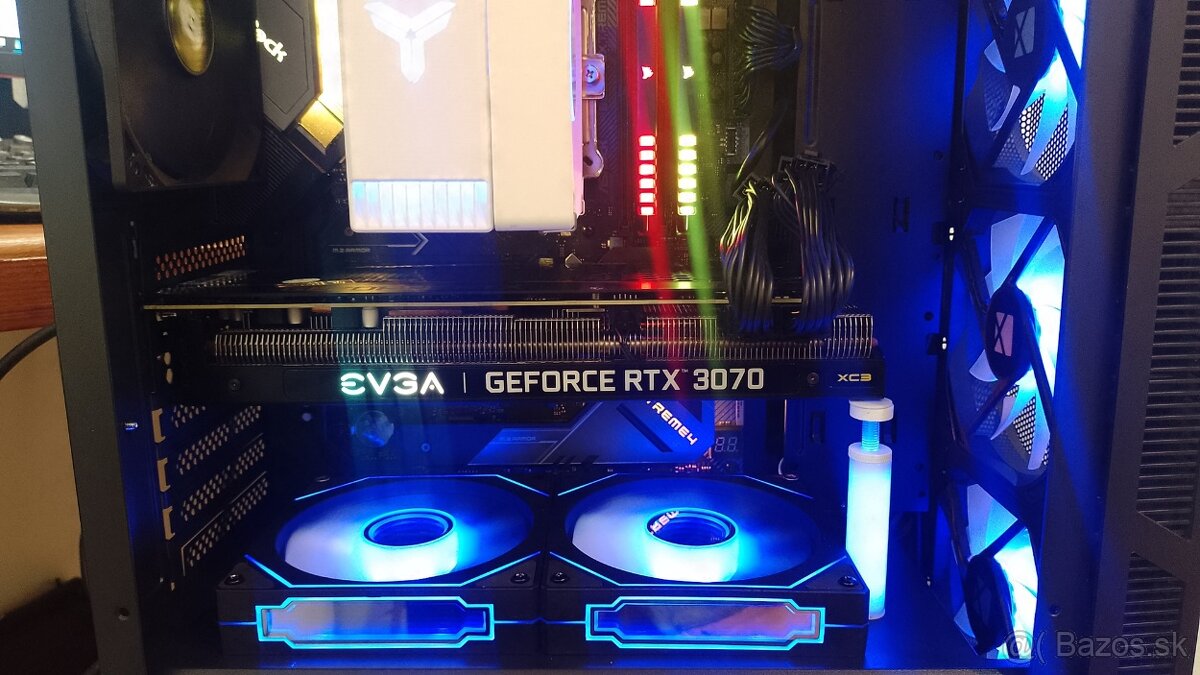 Predám výkonný PC – Ryzen 5 / RTX 3070 / 16GB RAM / 3× disk - 8
