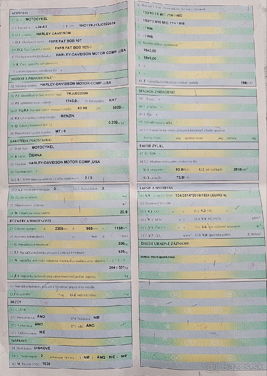 Harley Davidson Fat Bob - 8