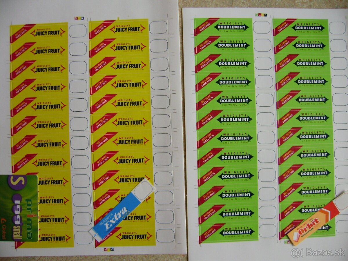 Predám, nálepky, žuvačky Wrigleys Winterfresh. - 8