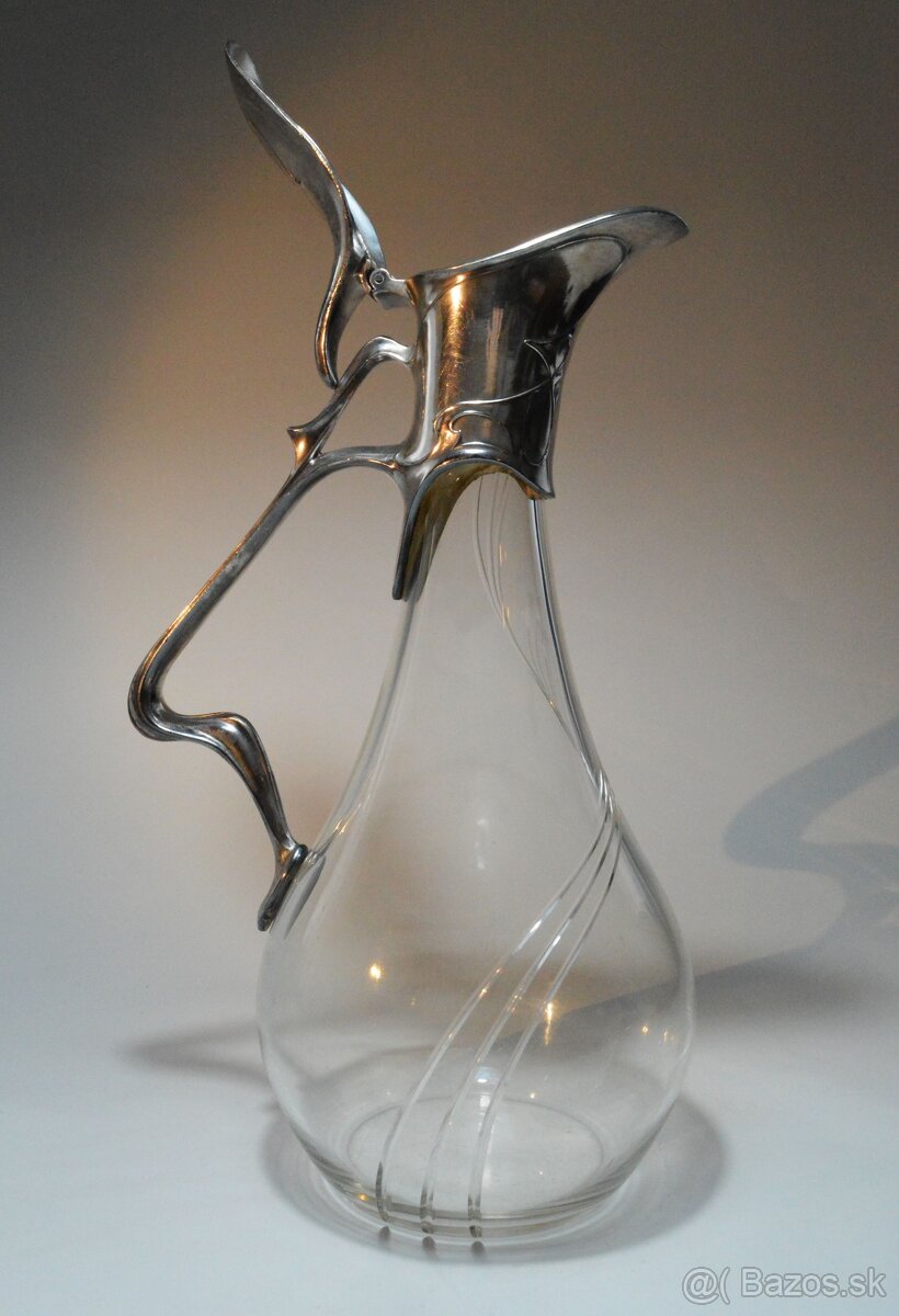 Secesná karafa na víno - 8