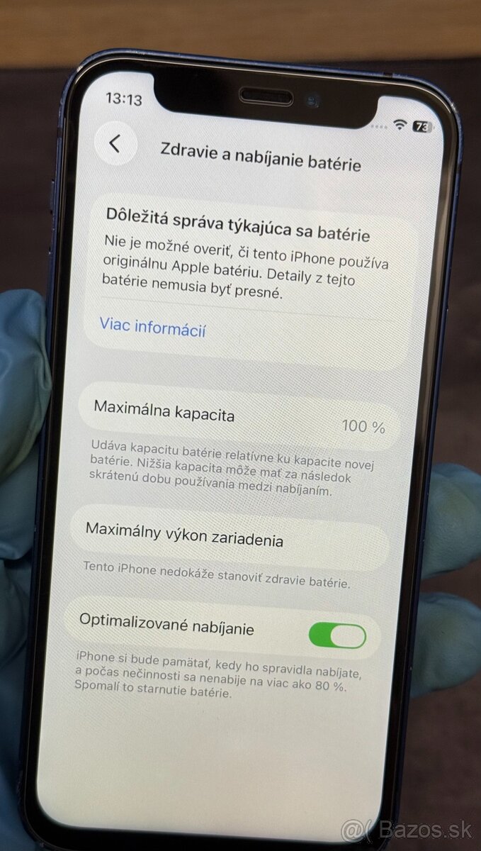 Apple iPhone 12 Mini 64 GB Blue / nová batéria - 8