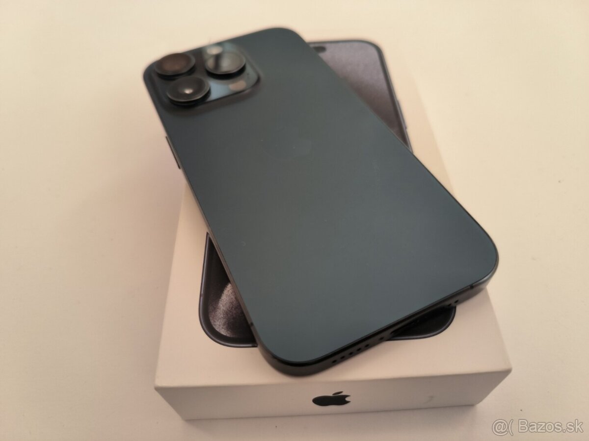 apple iphone 15 PRO 128gb Blue / Batéria 100% - 8