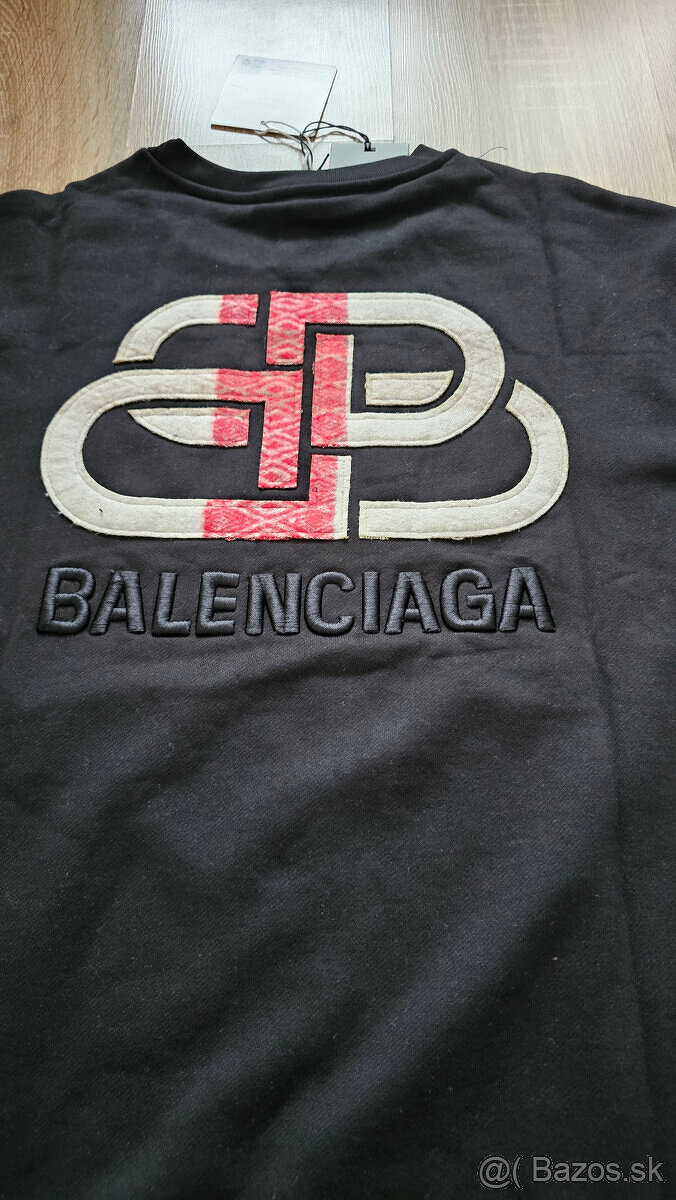 Balenciaga pánska mikina čierna - 8