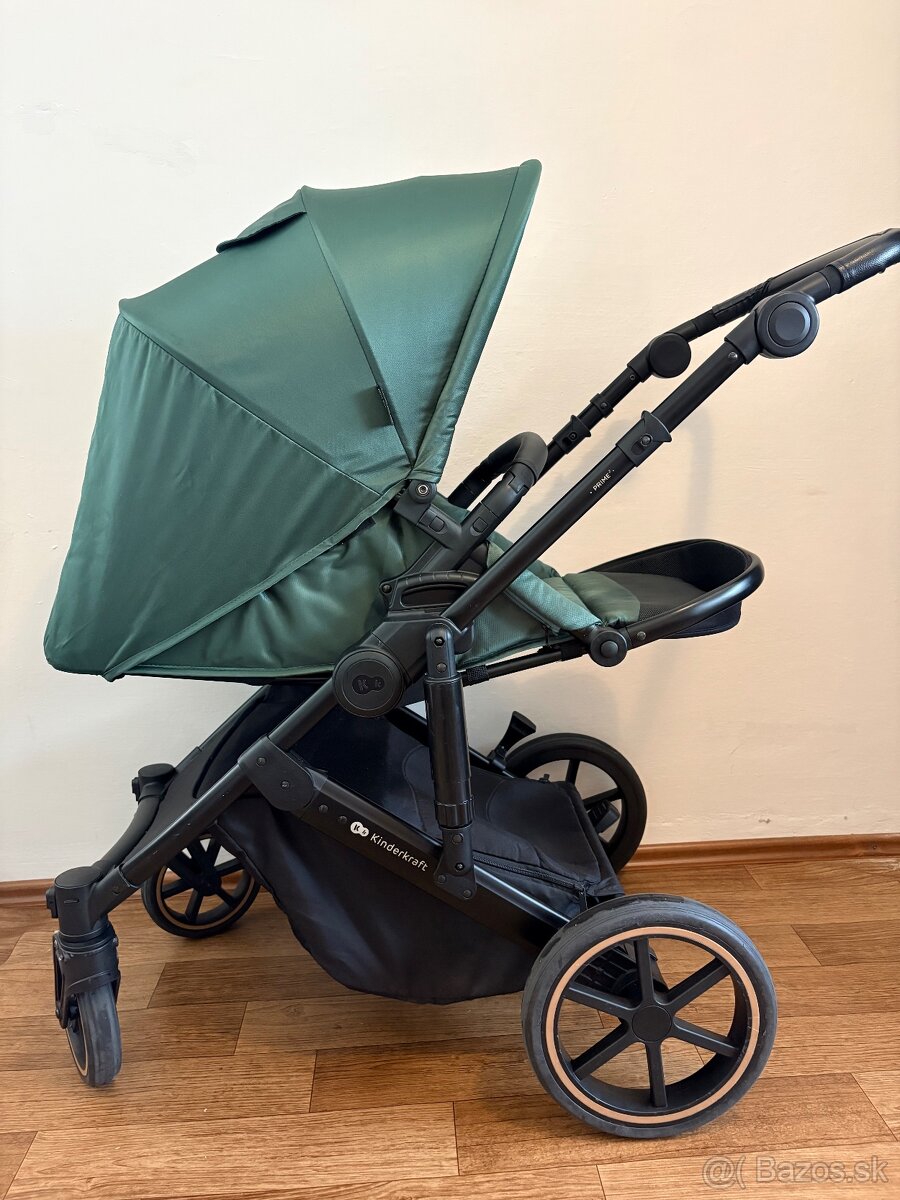 Kočík Kinderkraft prime 2 3v1 dark green - 8