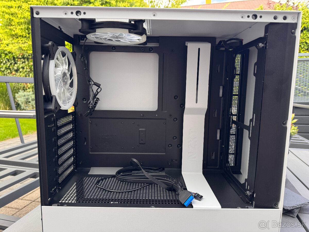 ATX PC skrinka - NZXT H510 matte white 2xFAN - 8