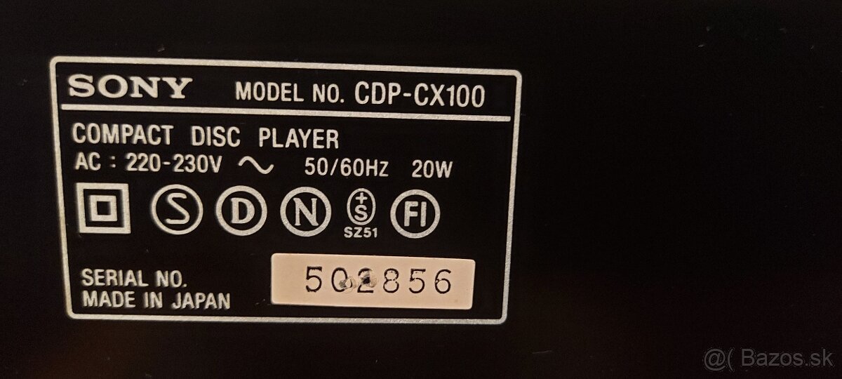 Predám 100 CD meniče Sony CDP-CX100 x2 - 8