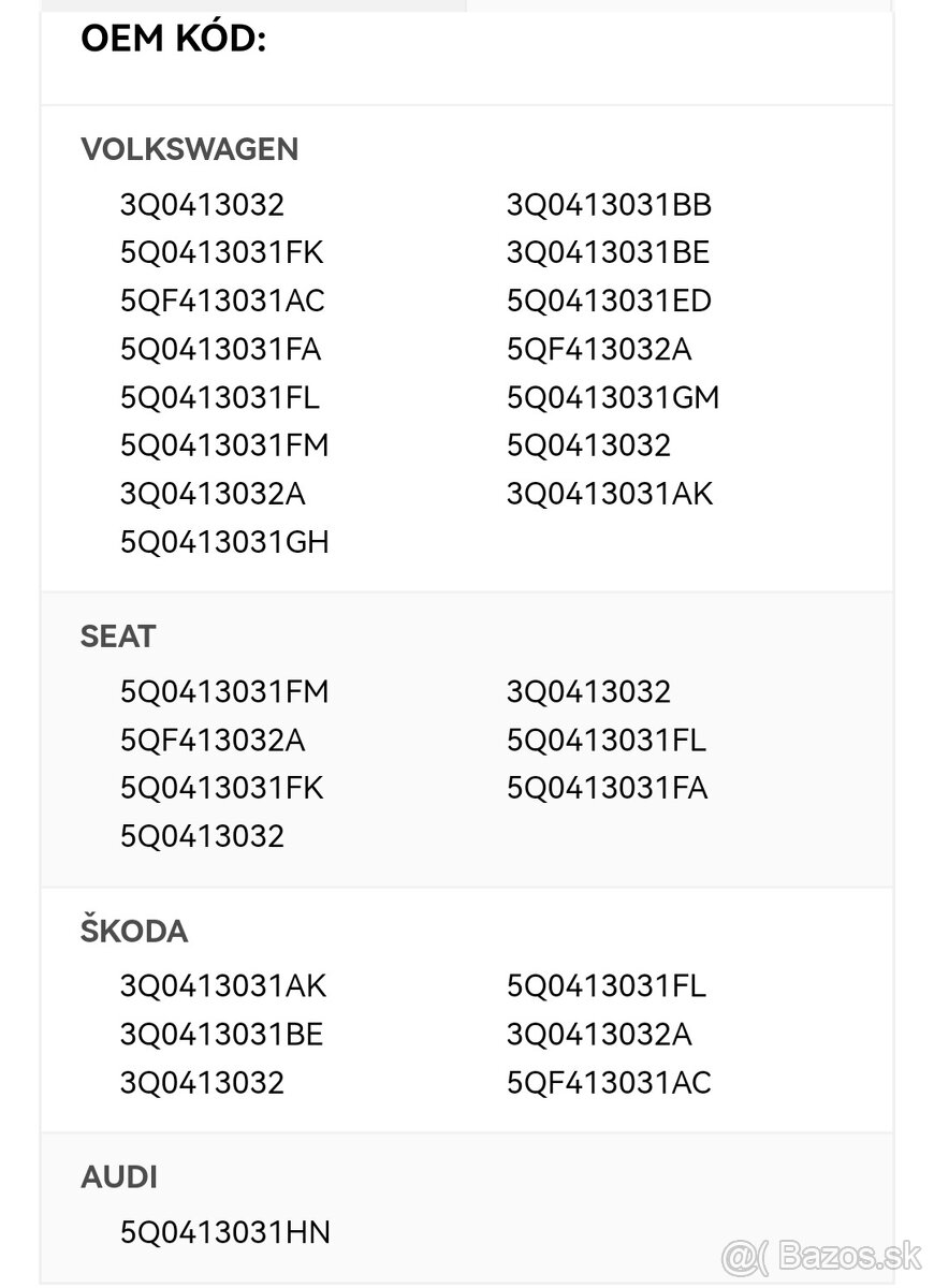 Superb 3 Octavia 3 KODIAQ Passat B8 - 8