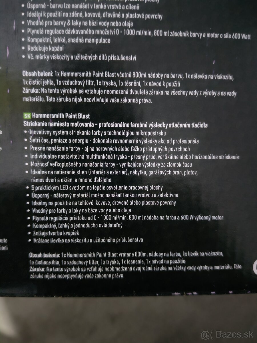 Pištoľ striekacia na maľovanie Hammersmith - 8