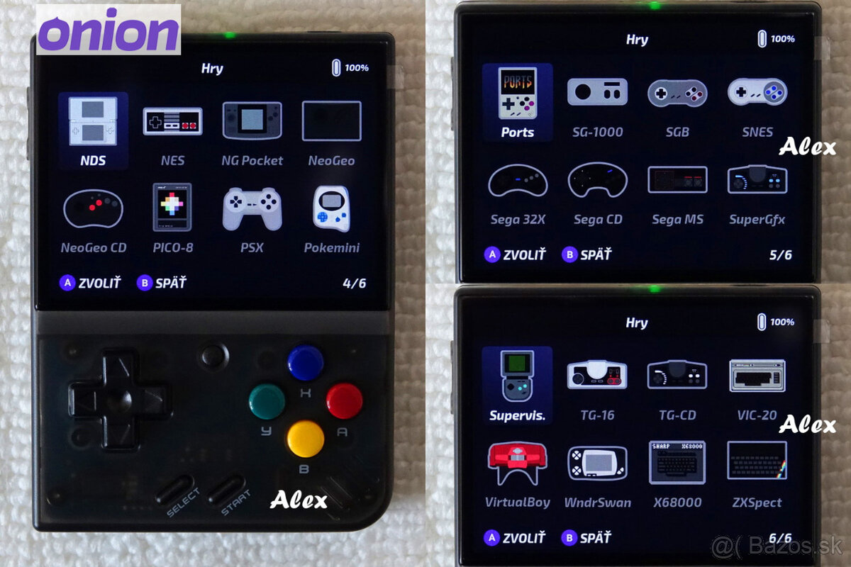 Nové MIYOO Mini Plus - EXTRA Game Boy, Onion, 60 tisíc hier - 8