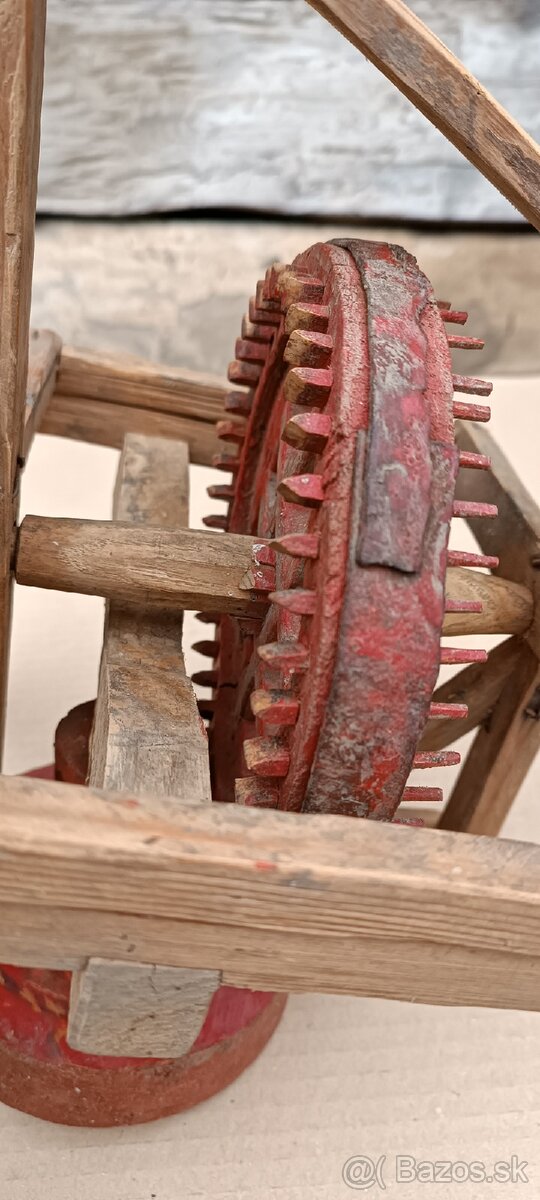 Historická, kineticka, drevená hračka ( dekorácia ) - 8