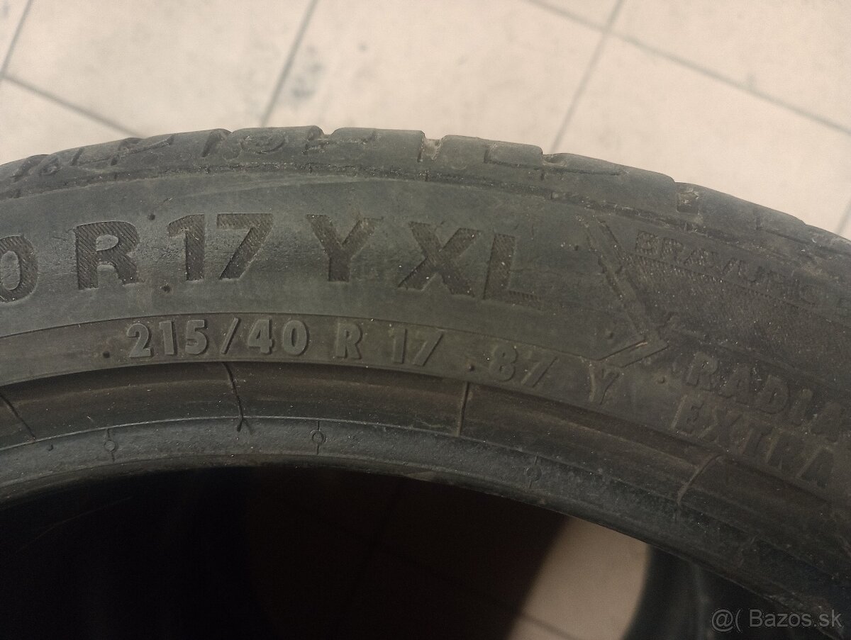 Pneumatiky Barum Bravuris 215/40 R17 - 8