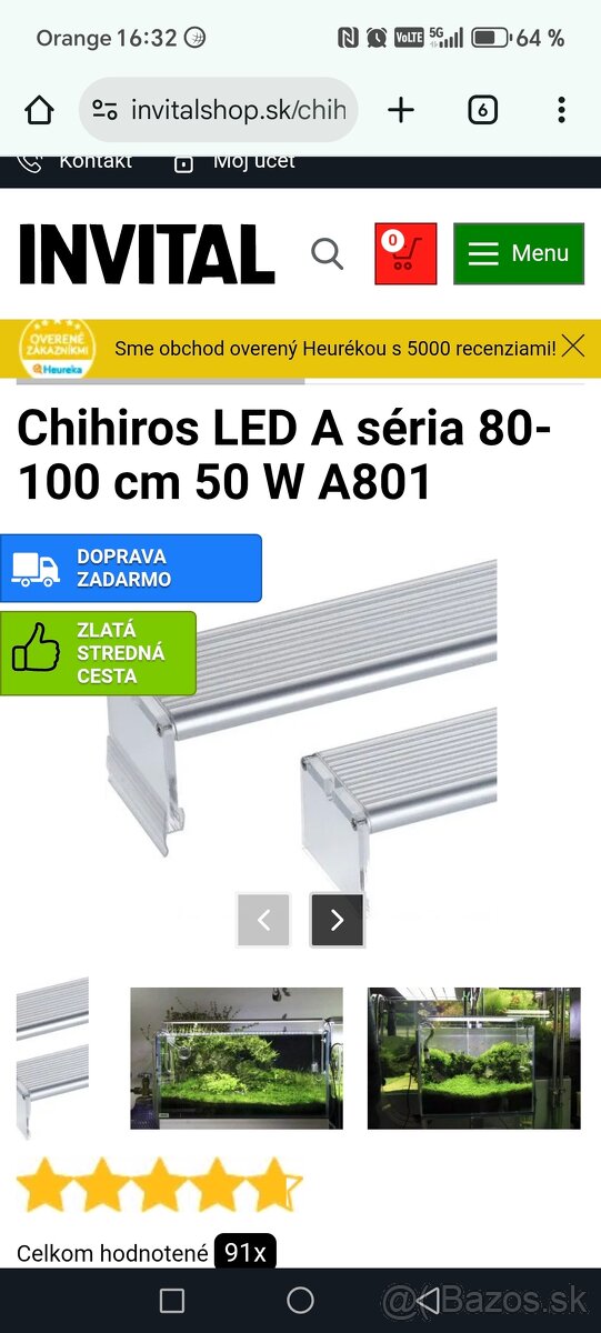 Akva 126l, svetlo, filter - 8