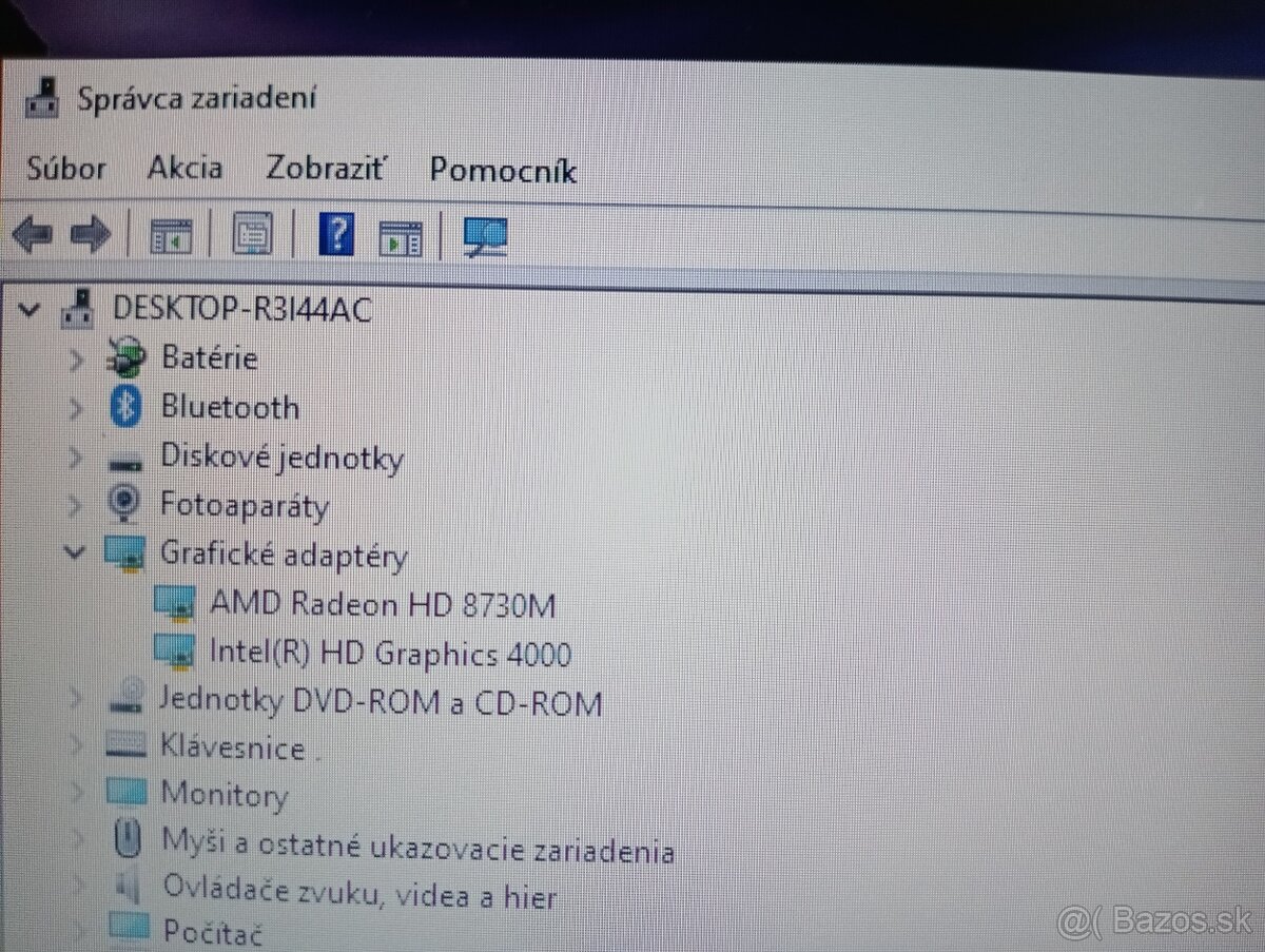 predám notebook Dell Inspiron - Intel core i5 -8gb ram - ssd - 8
