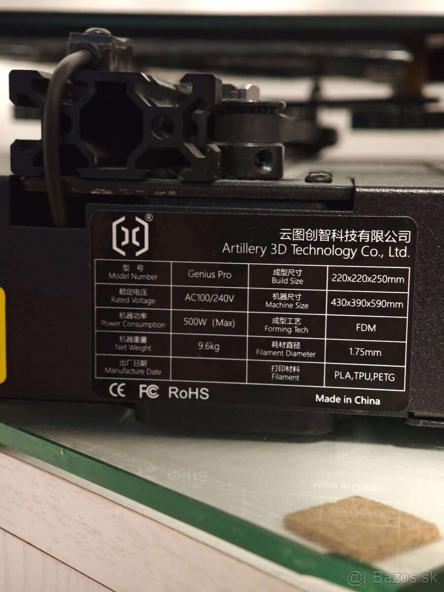 3D tlačiareň - Artillery 3D Genius Pro - 8