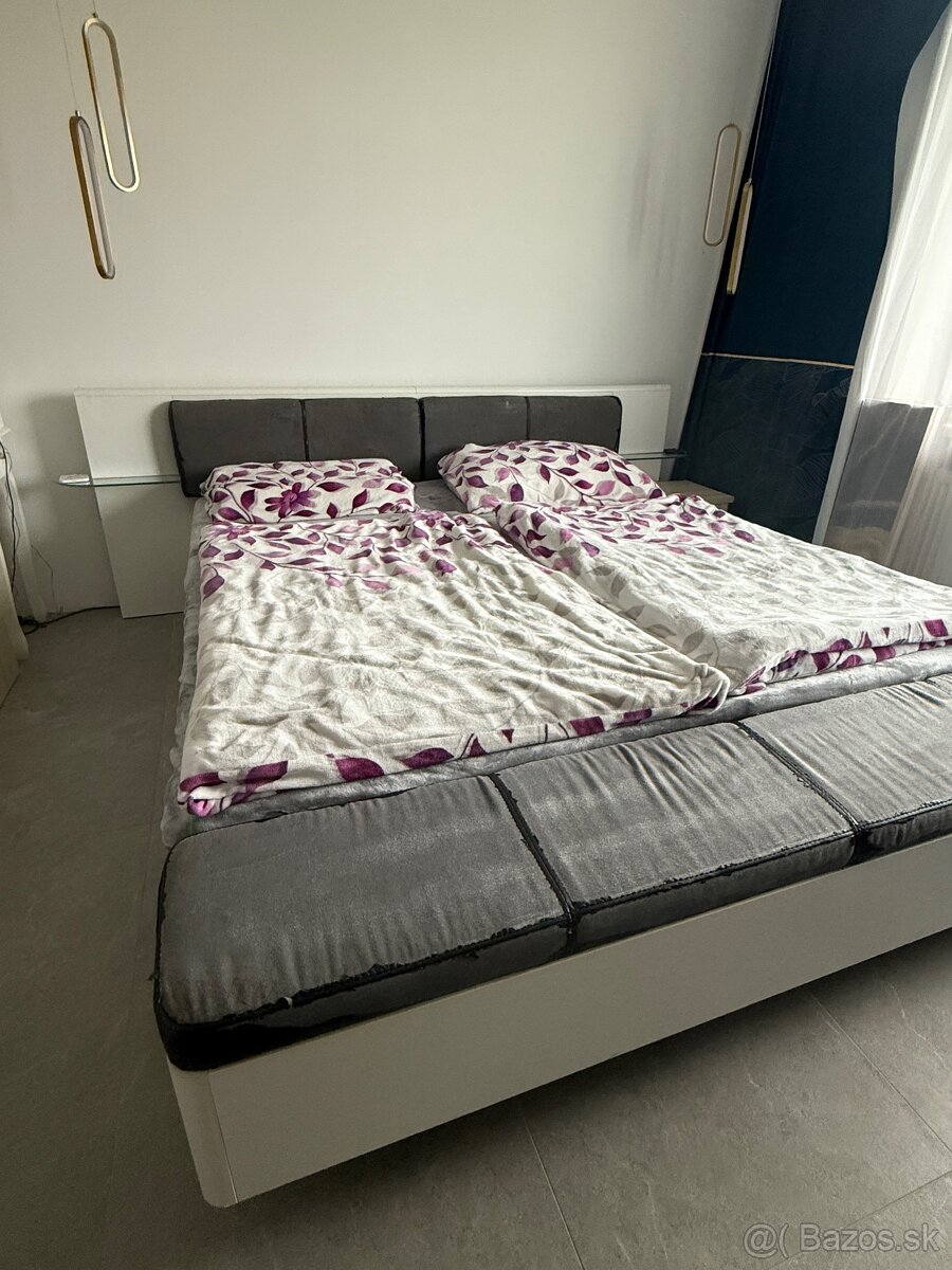 Manželská posteľ rošty a matrace - 8