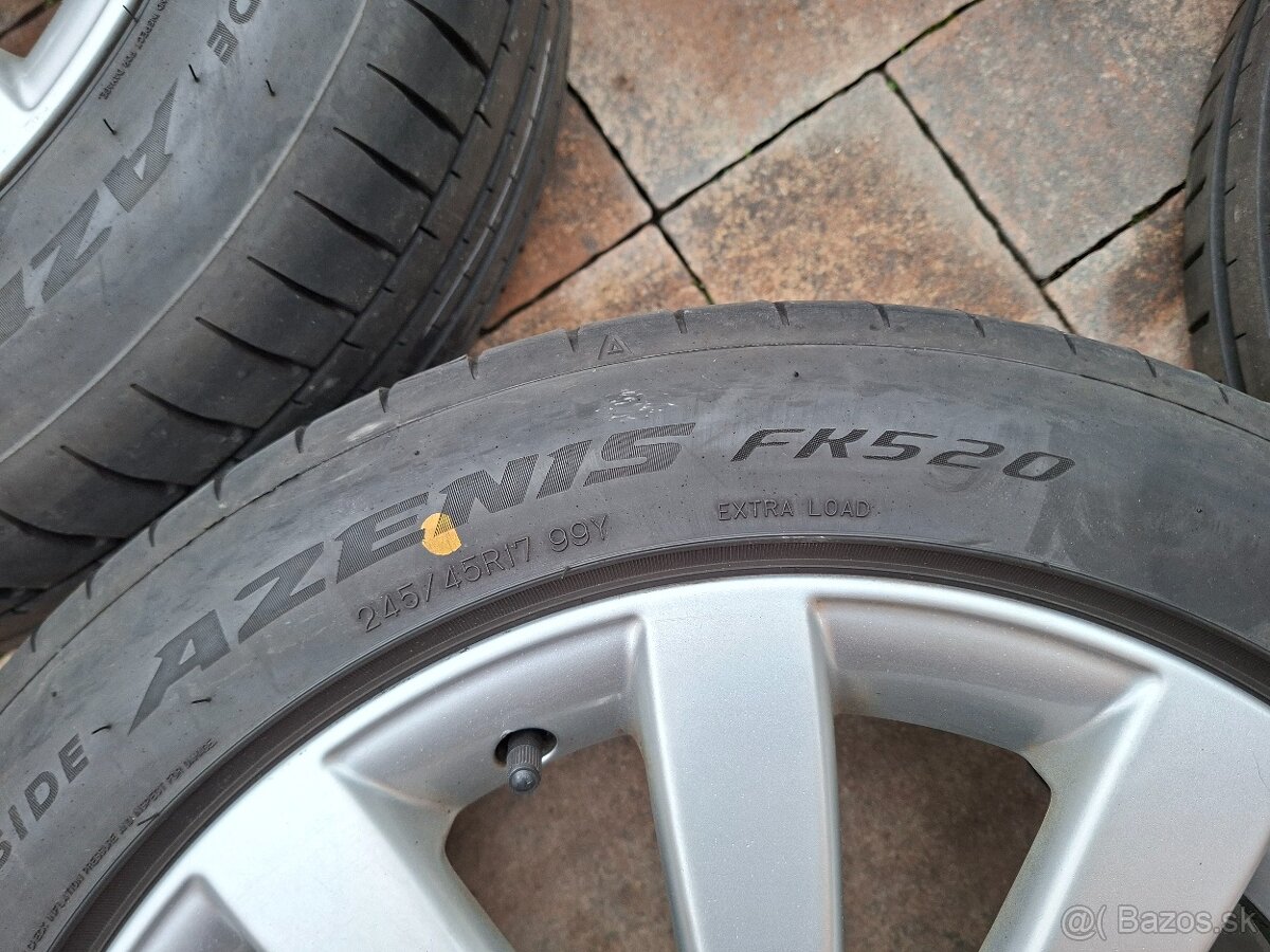 Predám org.hlinikové disky-Audi--R17 - 8