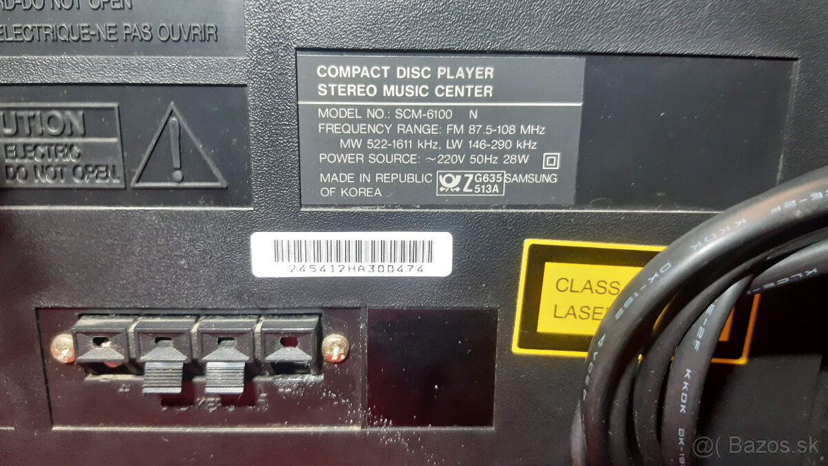 Predám rádio Samsung model SCM-6100. - 8