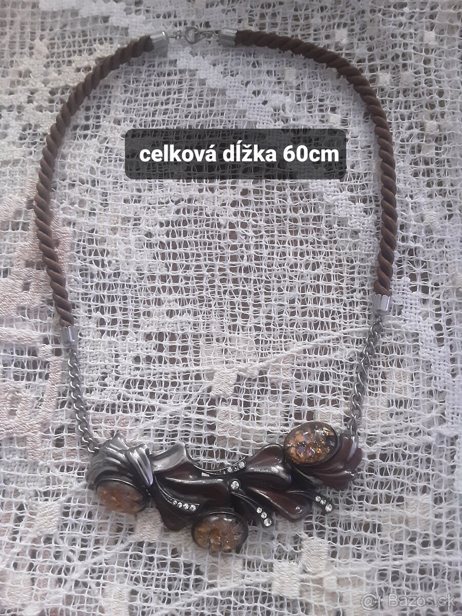 Predaj retro náhrdelníkov, náušníc, klipsní a brošní - 8