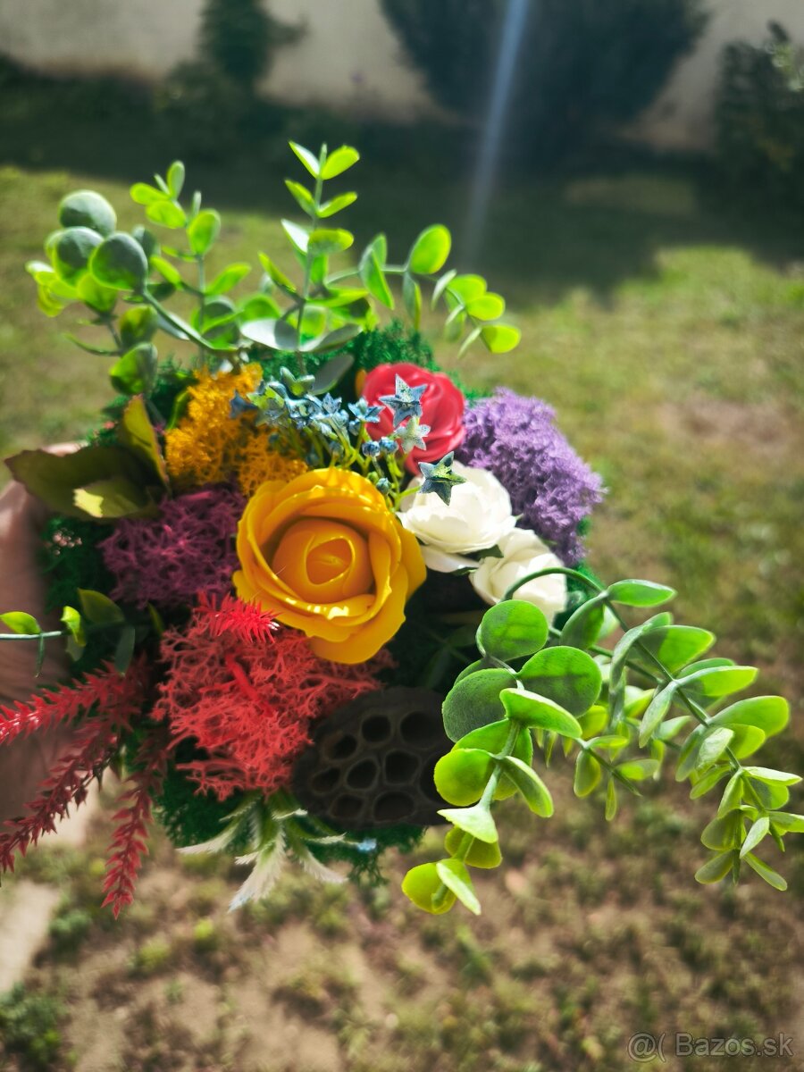 Machové dekorácie - 8