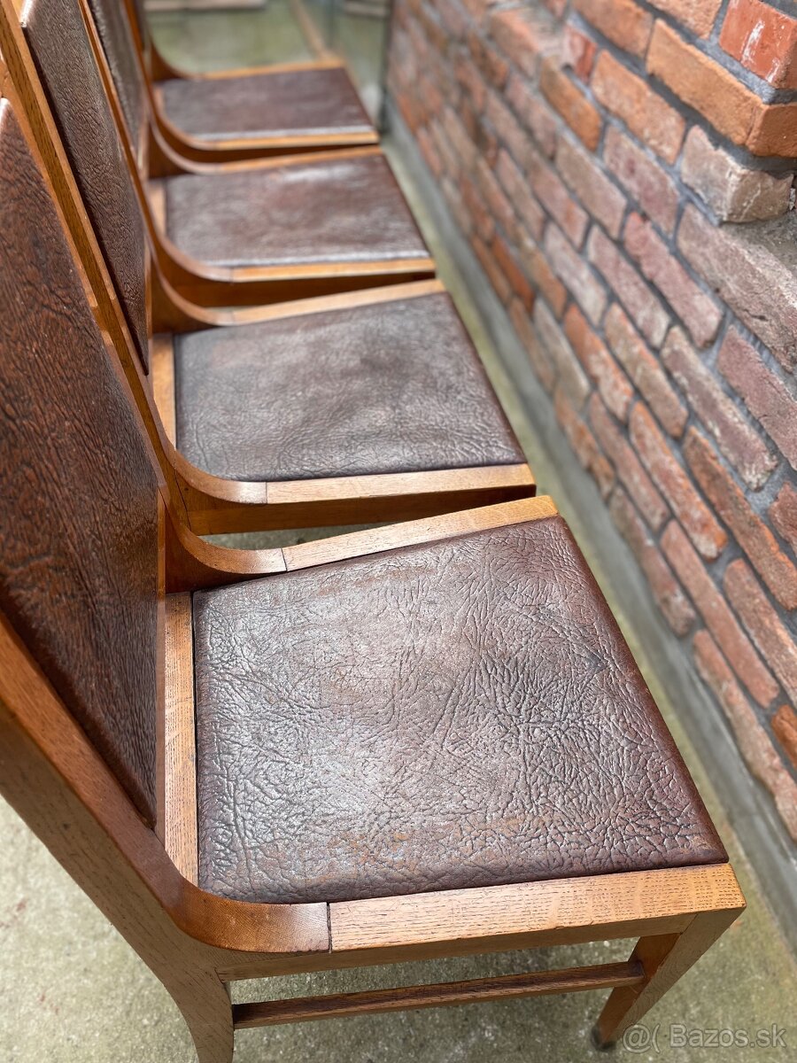 Masívne drevené stoličky – set 4 ks - 8