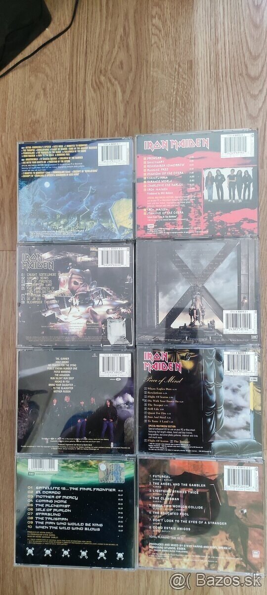 Prodám CD Iron Maiden.1 - 8