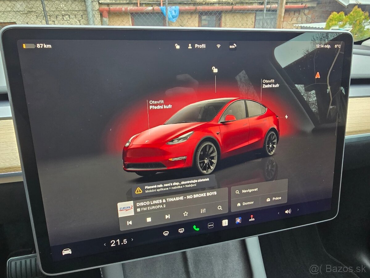 Tesla Model Y Premium Long Range AWD 514PS Fabrická Záruka - 8