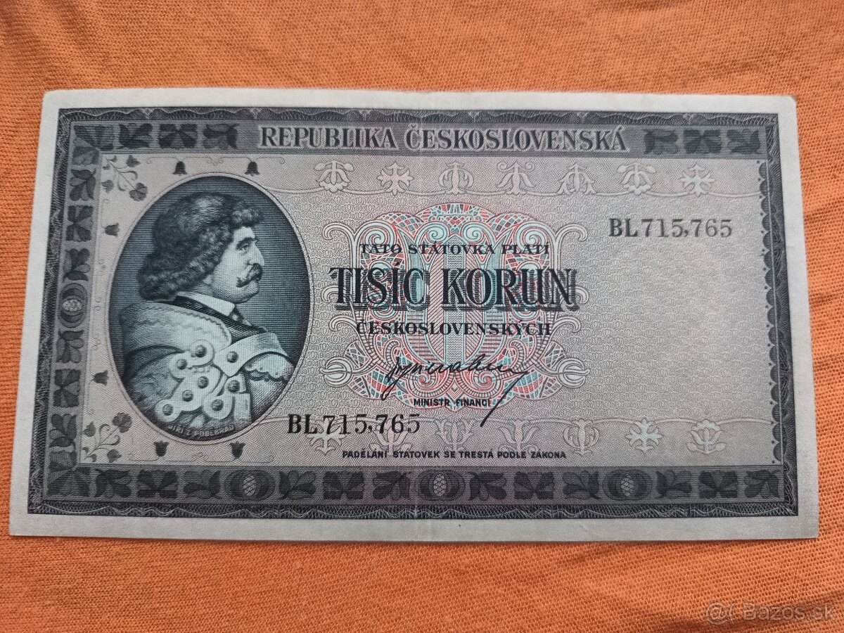 Bankovky ČSR - 30 - 8