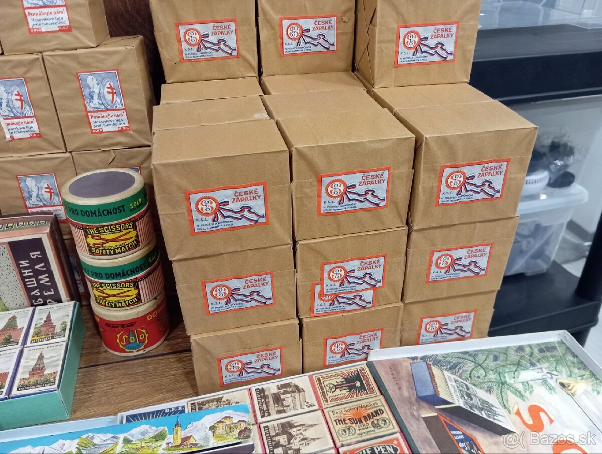 Staré zápalky. SOLO Sušice - 8
