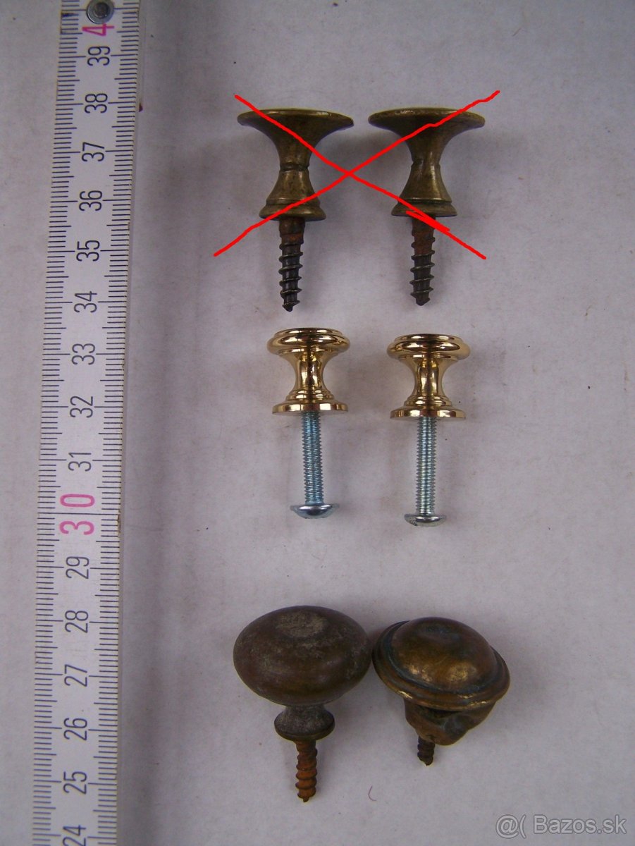 Mosadzné kovanie na nábytok - 8