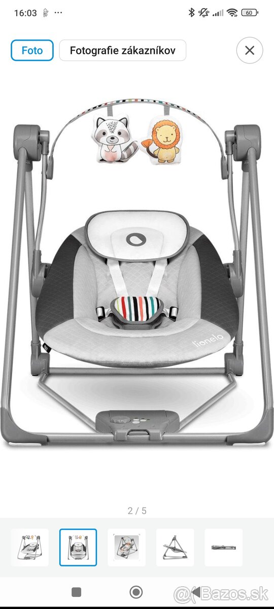 Lionelo hojdačka pre bábätko - 8