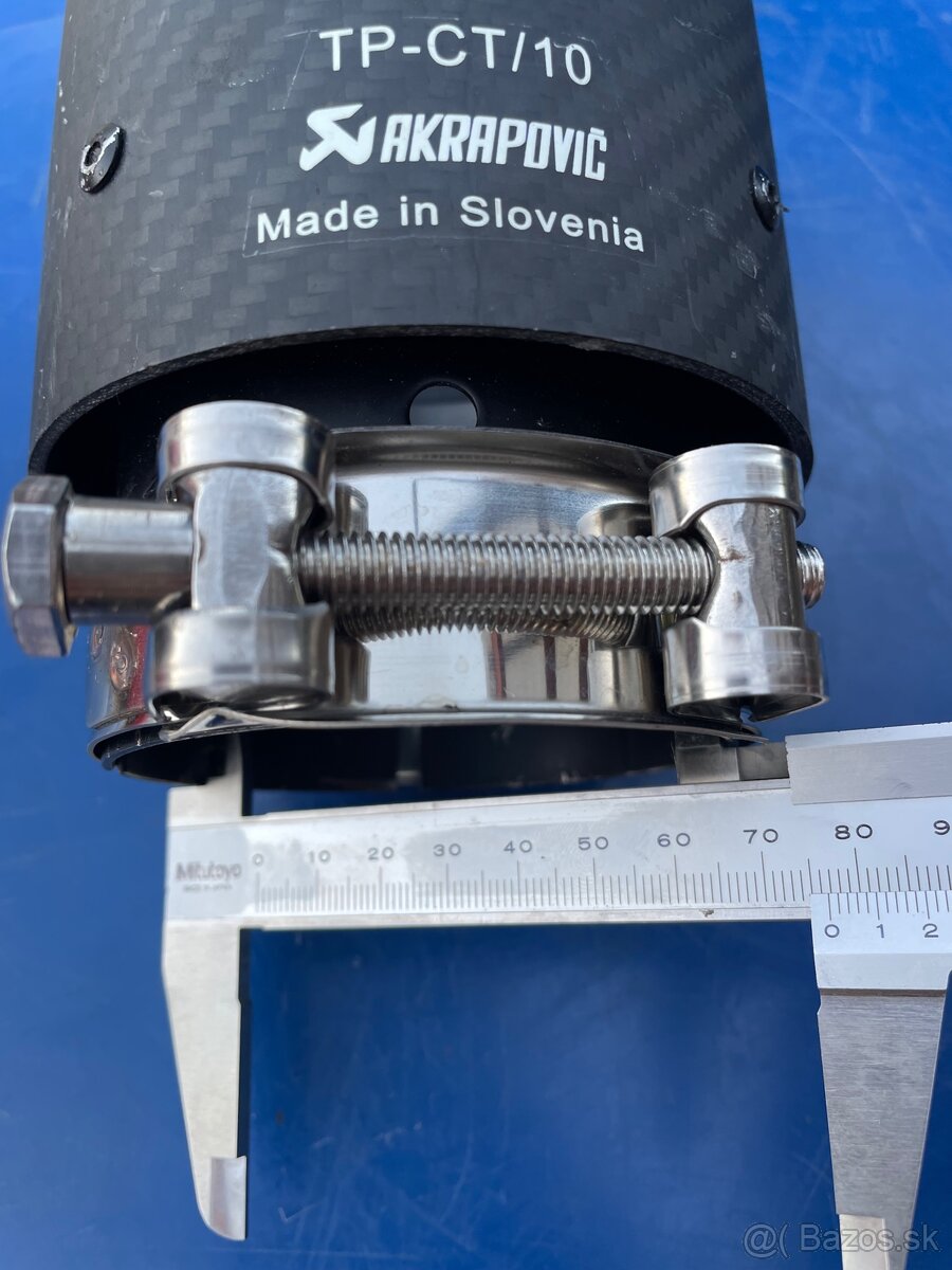 Predám koncovku na výfuk AKRAPOVIČ priemer 72mm - 8