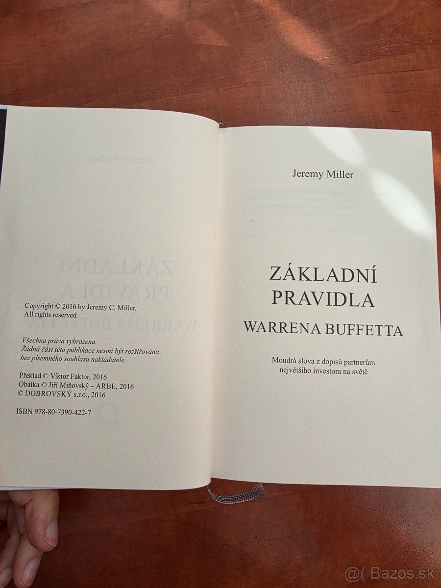 Jeremy Miller - Základní pravidla Warrena Buffetta, CZ - 8
