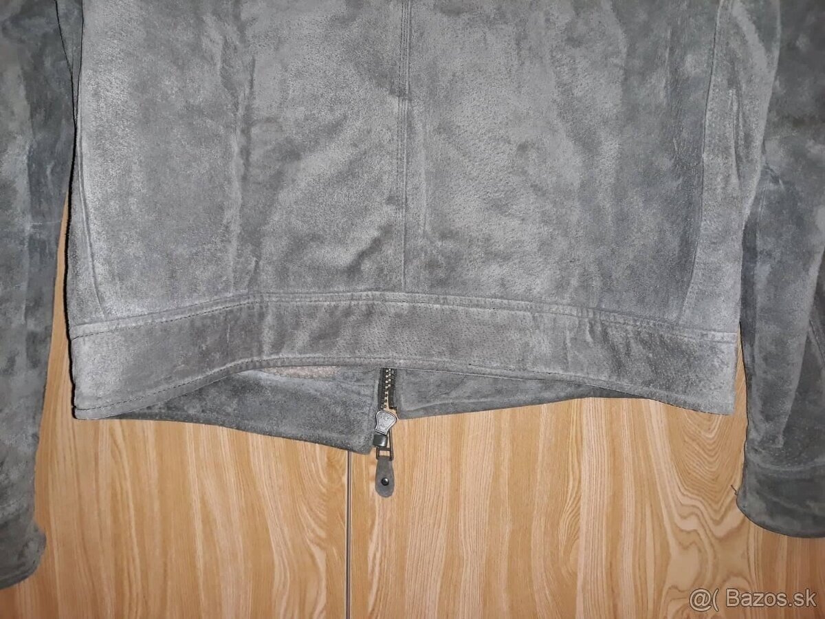 Mustang Kožená bunda zelená na zimu - 8