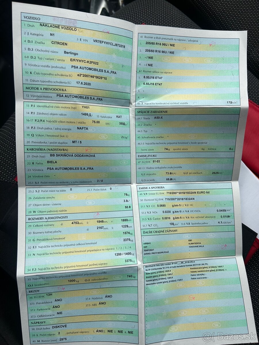 dodavka Citroën Berlingo XL 1.5HDI 75k L2 2020/12 - 8