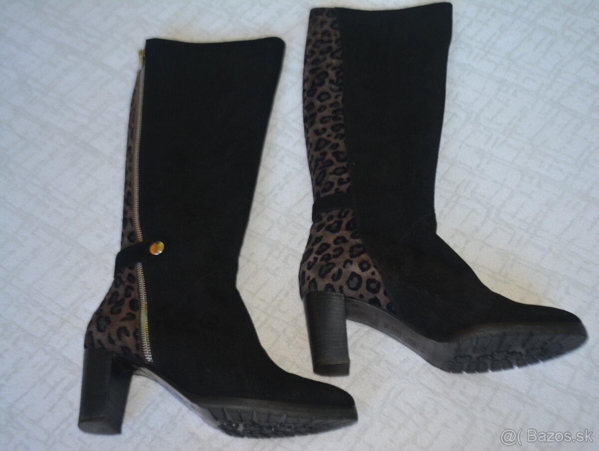 Kožené čižmy Brunela, veľ. 37,5 - 8