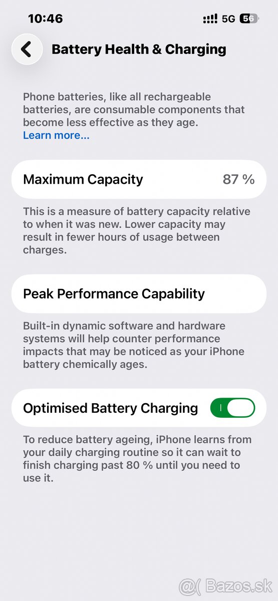 🔋Predám iPhone 14 128gb 87% batéria originál krabica všetko - 8