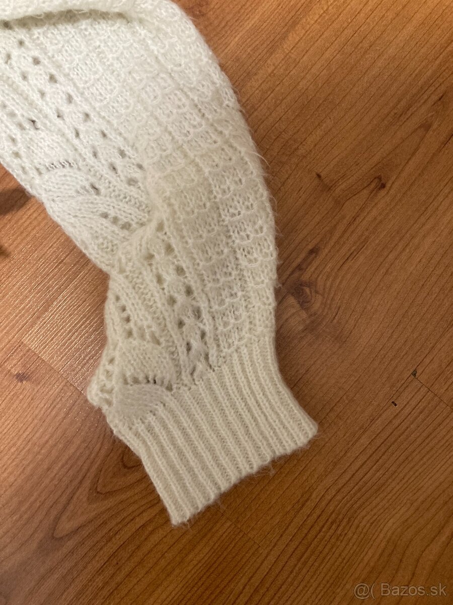 ♥ Ažúrový vzorovaný sveter ♥ - 8