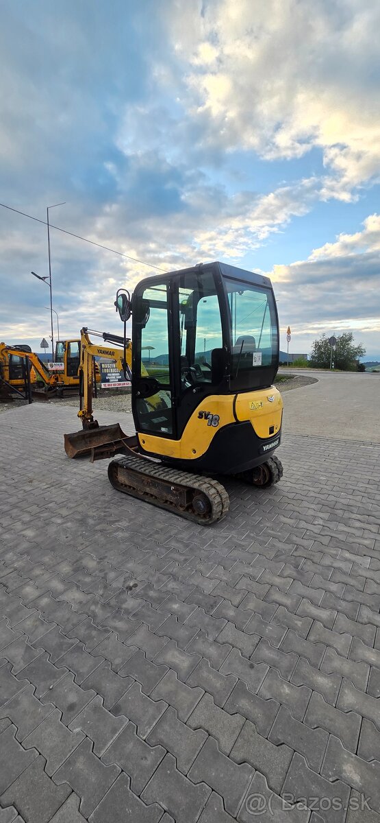 Minikoparka Yanmar SV 18 - 8