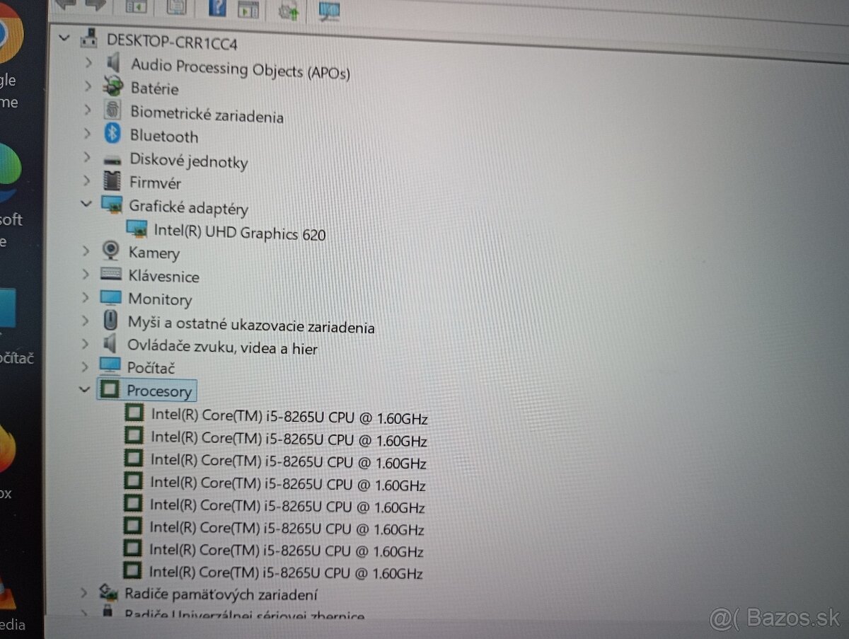 predám Lenovo thinkpad L490 / Intel core i5 / ssd / 16gb ram - 8