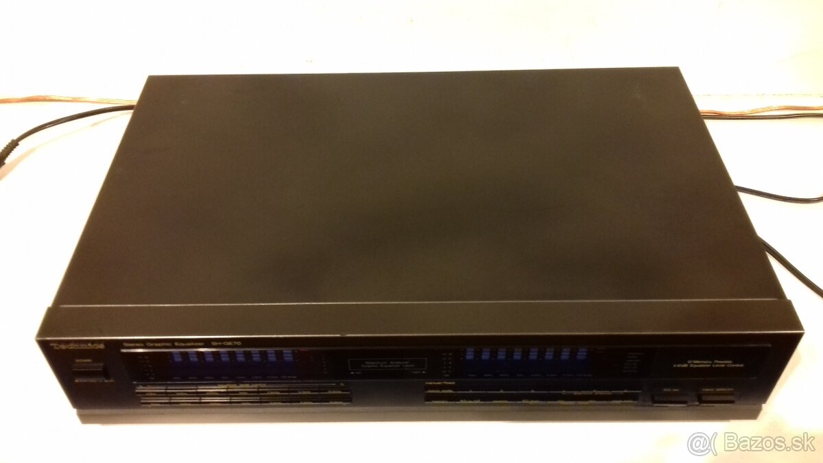 2x7 pasmovy equalizer TECHNICS SH-GE70, JAPAN, AE80, AE86 - 8