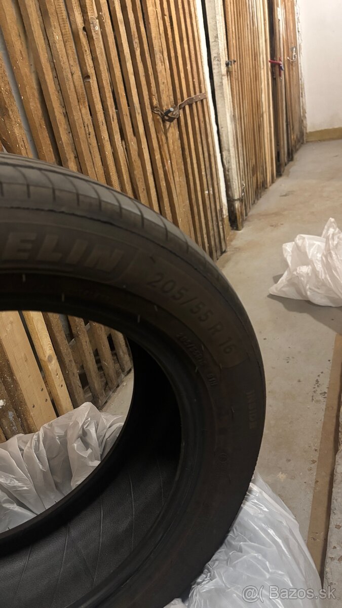 Predám sadu letných pneumatík Michelin Primacy 4 205/55/R16 - 8