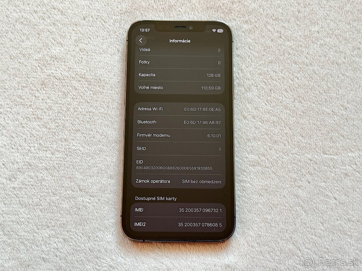 iPhone 12 Pro 128GB, NOVÁ BATERKA, SUPER STAV - 8