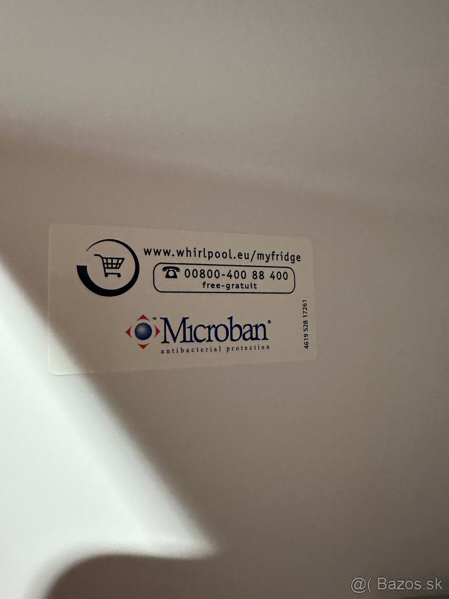 Predám chladničku WHIRLPOOL ART 494/A++ - 8
